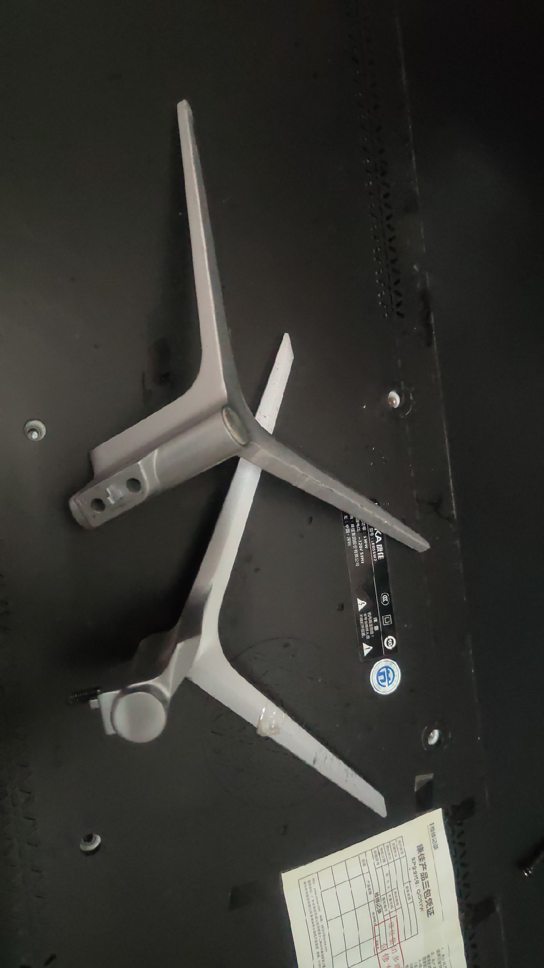 原装康佳LED55M2 LED49M2底座 支架 座架  铝合金底座现货