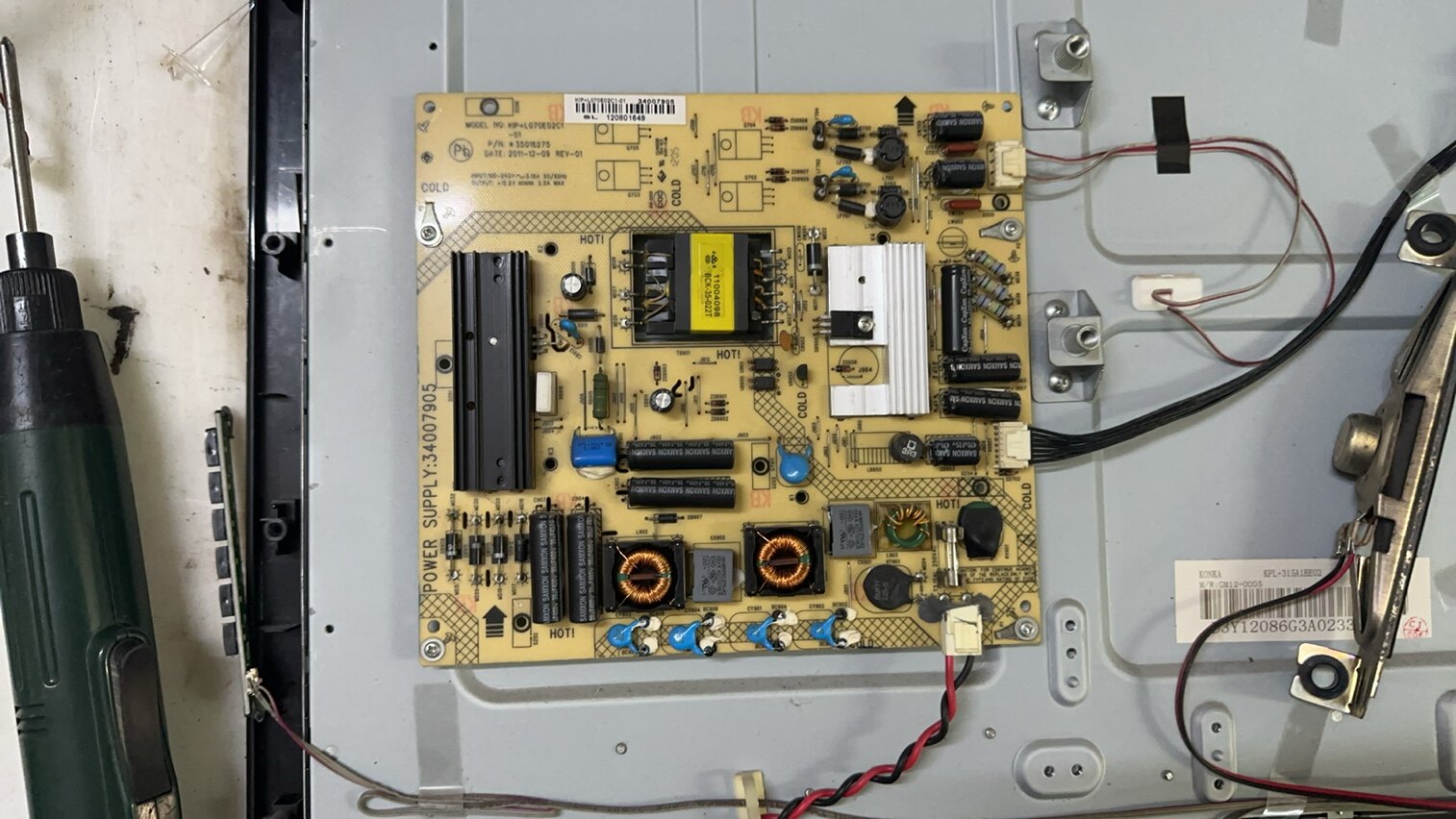 原装康佳LED32IS97N LED32HS11电源板34007905 35016275测好