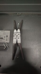 原装三星UA55RU7520JXXZ液晶电视底座台架带螺丝铝合金拆机件