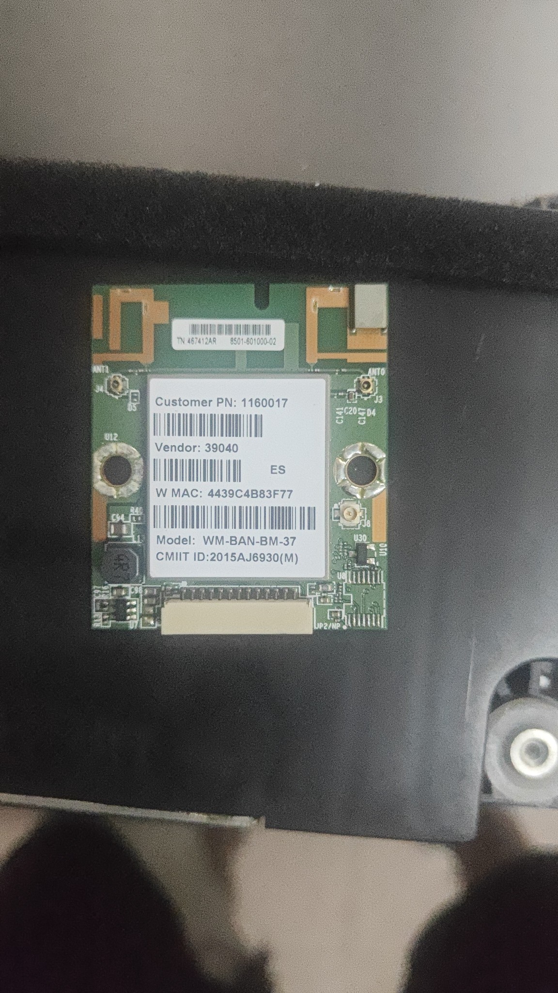 原装海信LED50MU7000U无线模块 BCM43242-TV WM-BAN-BM-37