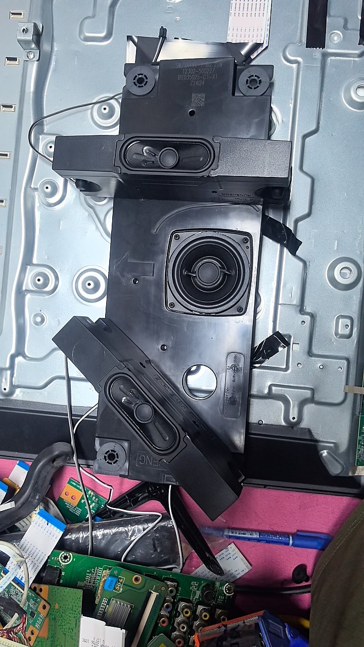 TCL 55T6K喇叭 一套价 原装机拆机件 测好