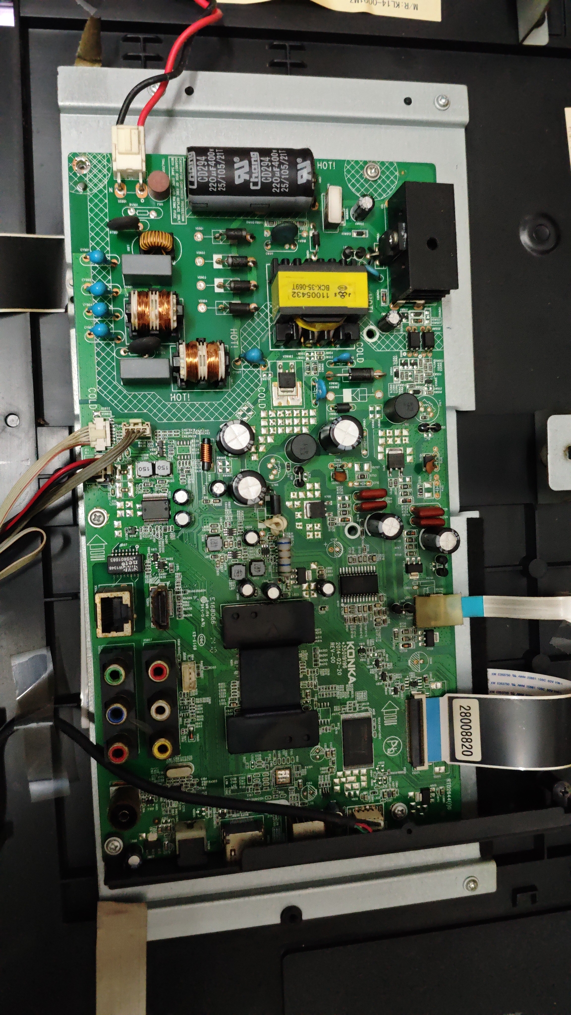 原装康佳LED40F1370NF 1300NF LED42E320N电视主板35019196屏可选