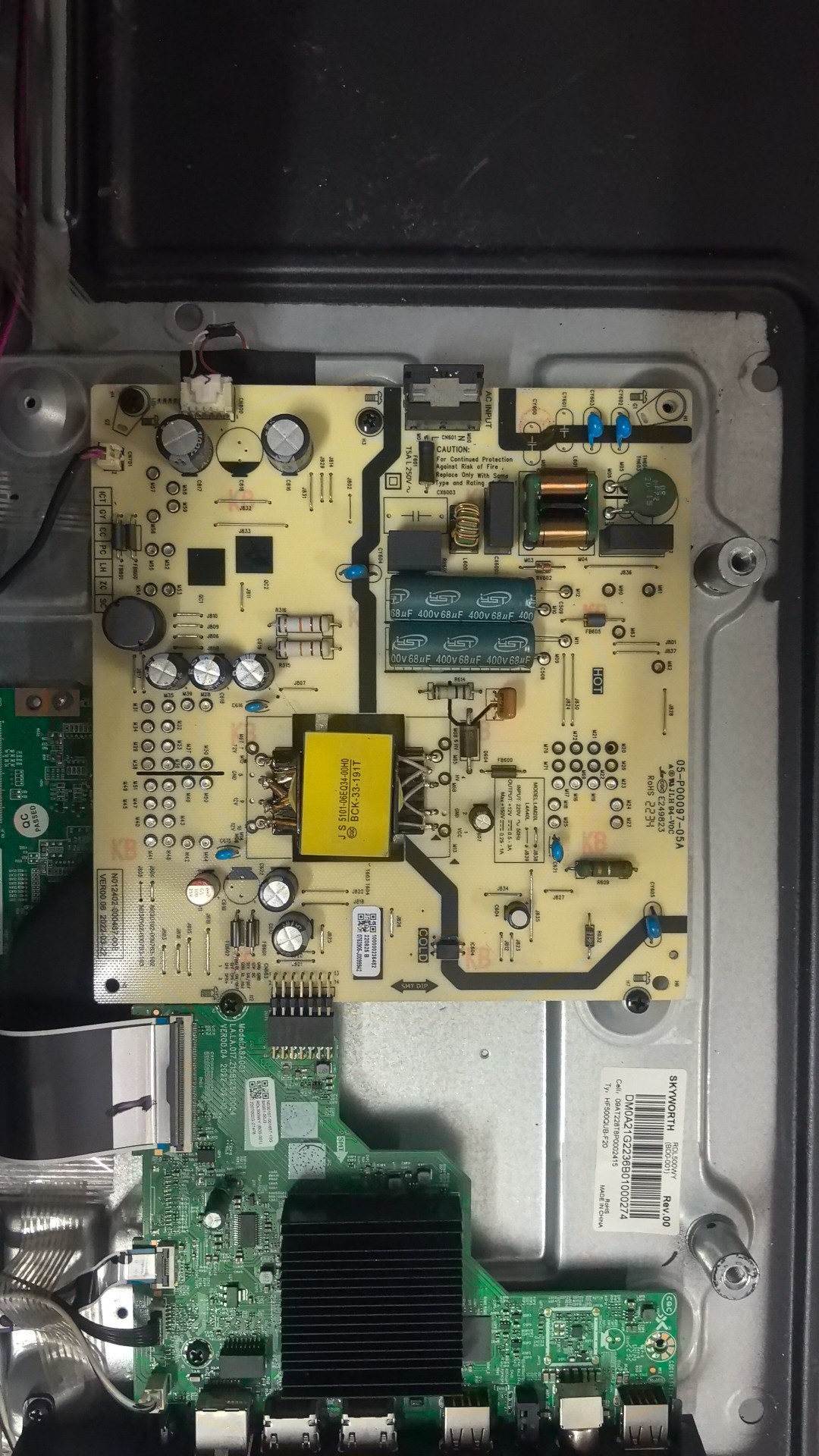 全新创维50A2 50J3电源板05-P00097-05A N012402-000467-005/003