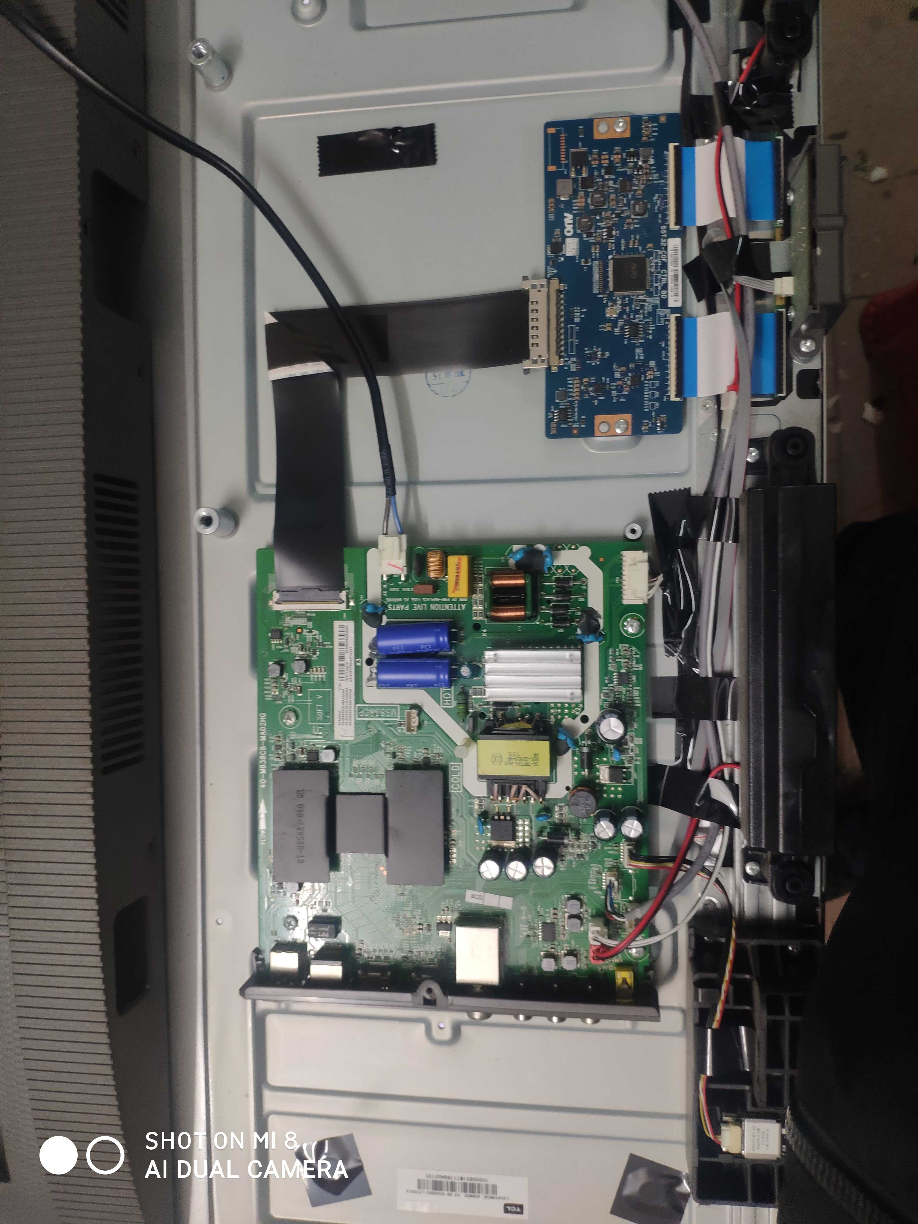 原装 TCL 43P6 主板40-M838C8-MAD2HG配屏LVU430NEBL AD9W00 V1