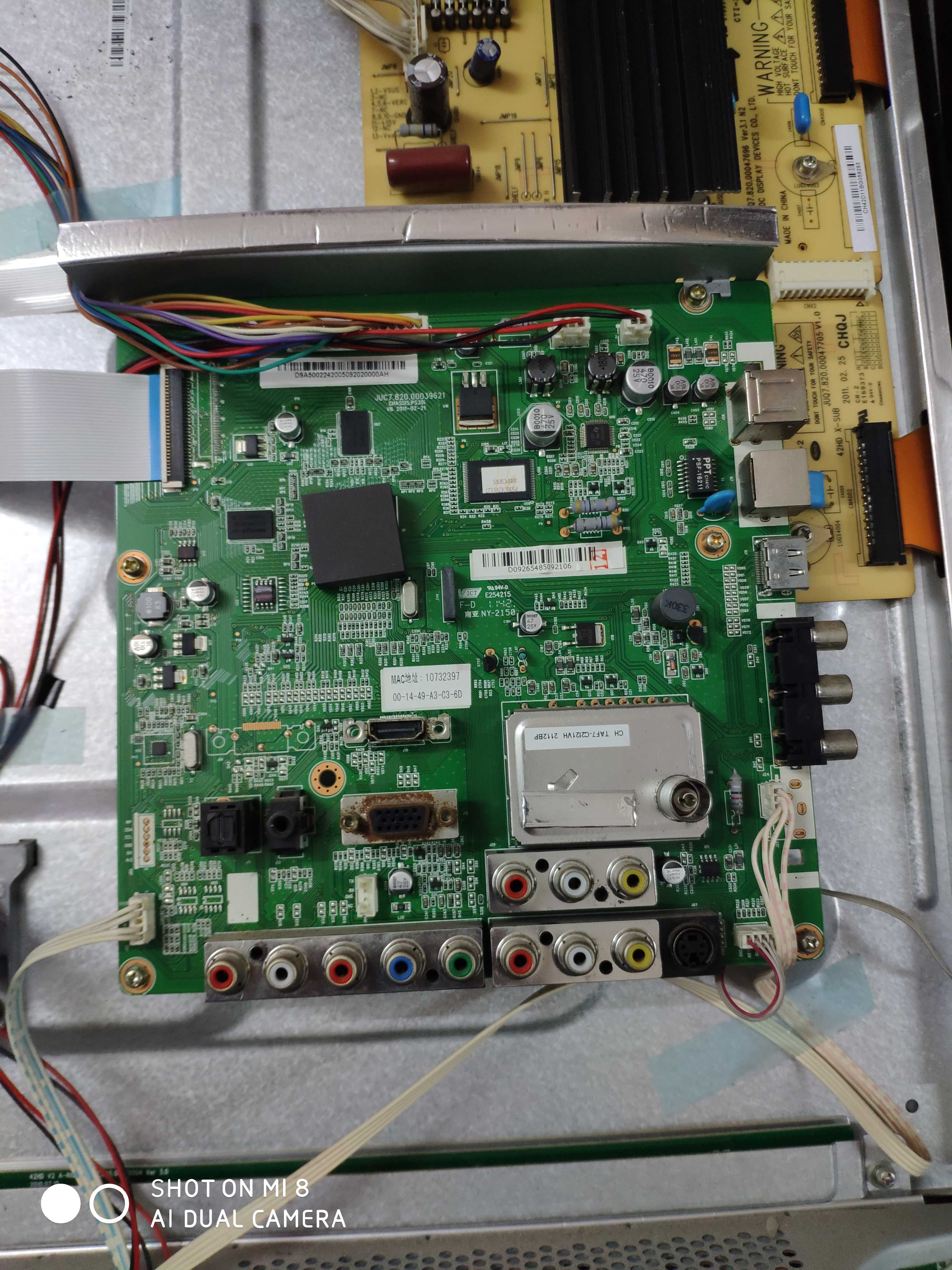 长虹3DTV42789/50738 3D42738i 3D5073Biv主板JUC7.820.00039621