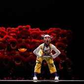 第十二届小荷风采奇狮妙想舞蹈服装 狮子头道具六一少儿醒狮演出服