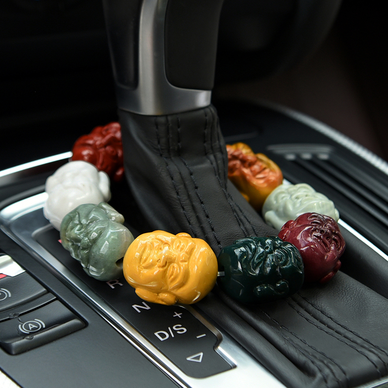 汽车装饰档位珠高档女男自动手动挡杆把套挂件摆件车内用品保平安