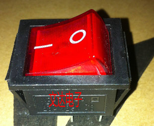 电焊机专用特大功率4脚带灯电源开关船型开关30A6000W铜脚银触点