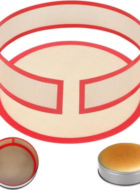 FCM Springform平底锅长款硅胶烘焙垫 厨房平底锅垫弹簧烤盘烤垫