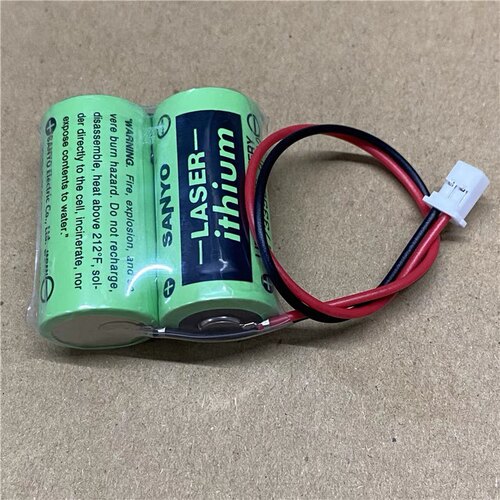 三菱MR-J4伺服锂 MR-BAT6V1SET 6V锂电池 CR17335SE-R