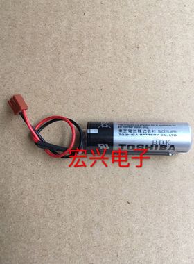 TOSHIBA 东芝全新ER6VCT 3.6V AA 锂电池ER6V 松下机器人锂电池