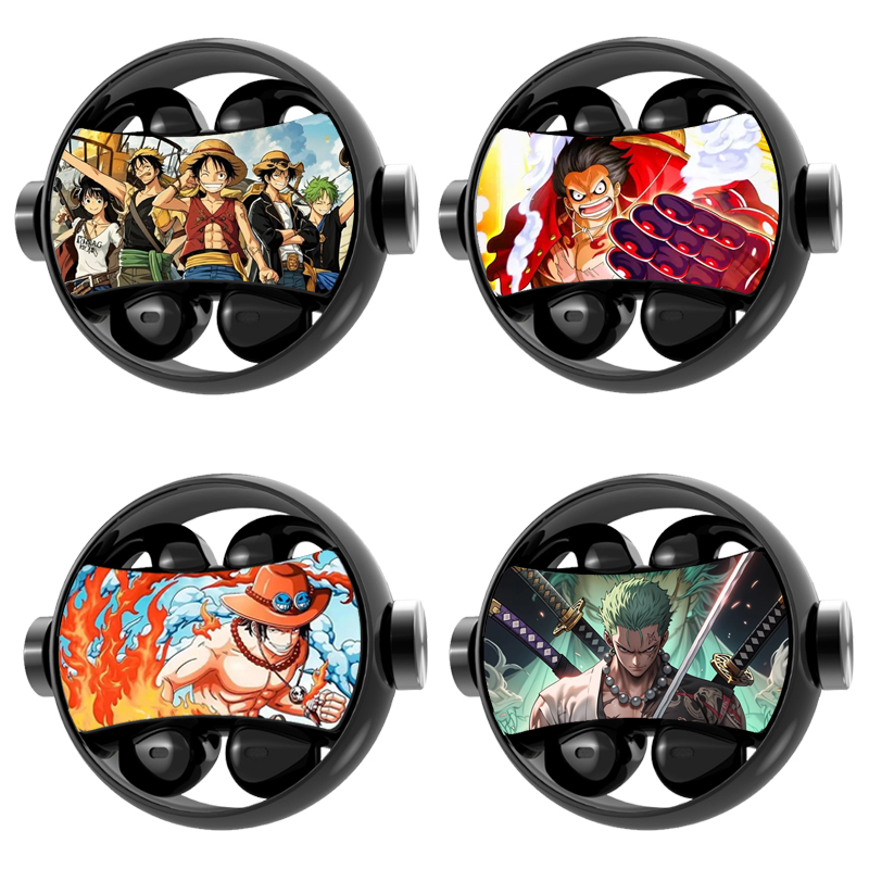 海贼王蓝牙耳机路飞索隆动漫周边降噪男女生运动耳夹入耳式双耳机