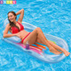 INTEX大人水上漂浮玩具充气浮床浮排游泳圈坐骑沙滩躺椅冲浪成人