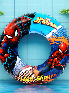 迪士尼儿童游泳圈男宝男孩蜘蛛侠水上充气男童女童宝宝3岁6岁以上