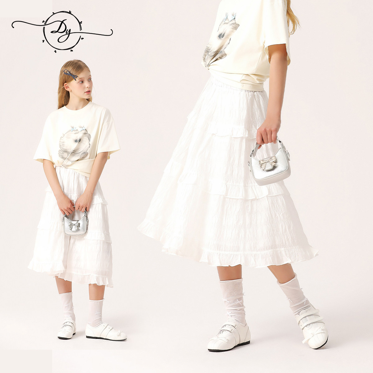 女童半身裙2025夏装新款中大童洋气蛋糕裙儿童百褶公主裙A字裙子,童装/婴儿装/亲子装,半身裙,淘宝优惠券,粉丝福利购,淘宝优惠卷