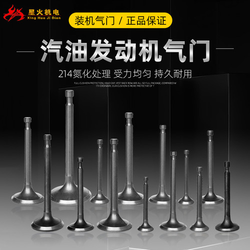 汽油发电机水泵微耕机配件152/168F170/177F188/190F192F进排气门