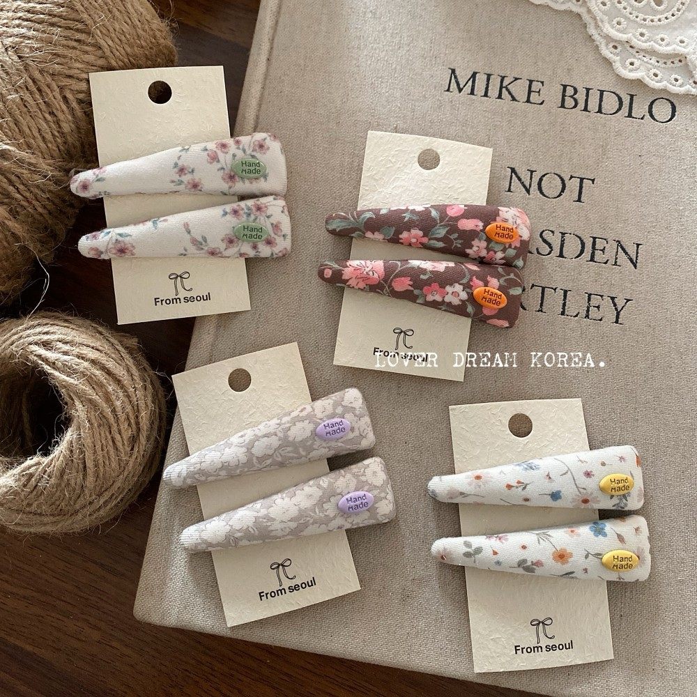 韩系新款儿童蝴蝶结碎花发夹甜美女童侧边刘海夹碎发BB夹对装发卡,饰品/流行首饰/时尚饰品新,民族风发饰,淘宝优惠券,粉丝福利购,淘宝优惠卷