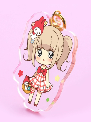 Акриловый брелок, подвеска, мультяшная креативная индивидуальная фотография, делается под заказ, «сделай сам»