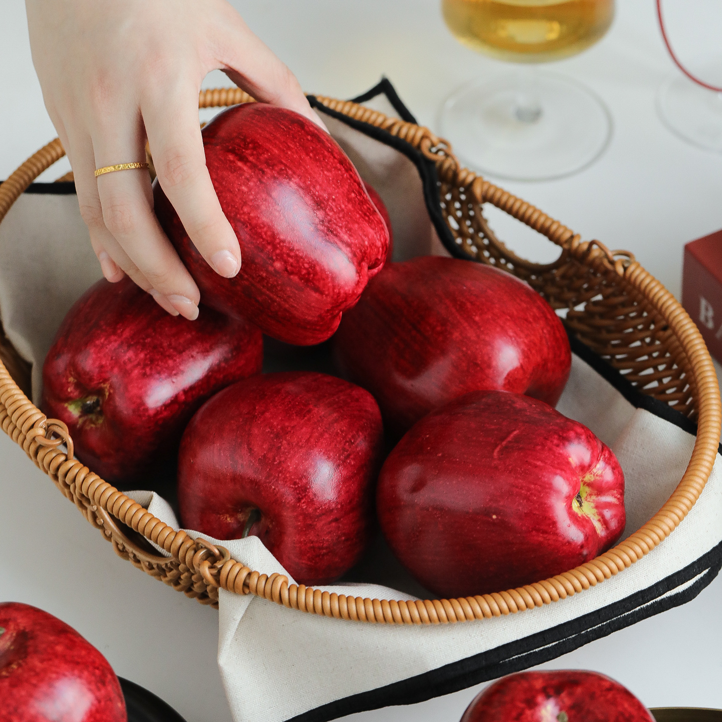 道具蛇果美食摄影模型