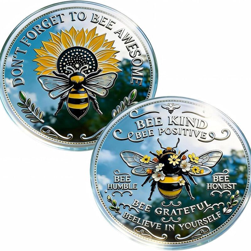 独立站250周年 Commemorative Coin励志蜜蜂挑战币