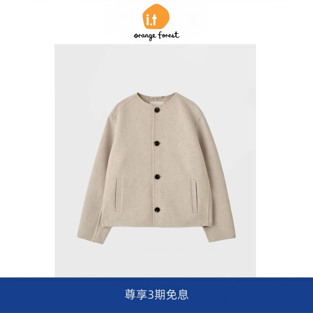 it :orange forest飞行员双面羊毛混纺夹克冬新品毛呢外套,女装/女士精品,大码内搭,淘宝优惠券,粉丝福利购,淘宝优惠卷