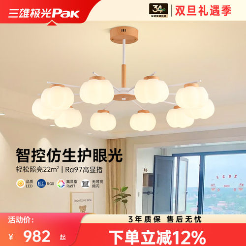 三雄极光大灯客厅吸顶灯吊灯