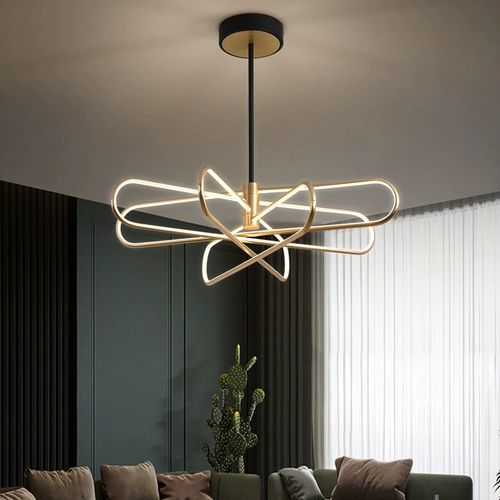 Современная и минималистичная люстра, креативный светодиодный потолочный светильник для гостиной