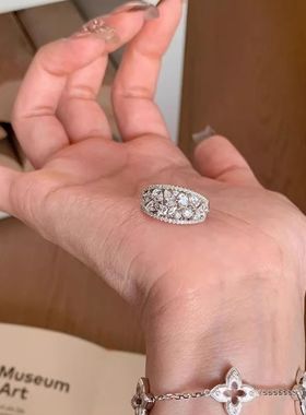 vintage|蜜糖柠檬中古时尚戒指女