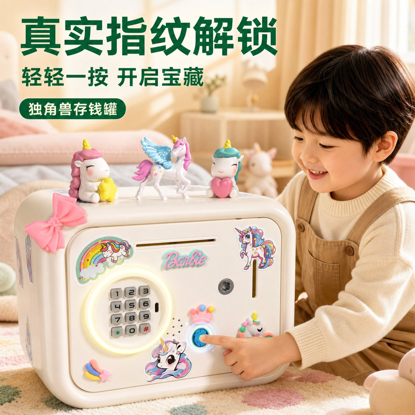 女孩子很喜欢的独角兽存钱罐礼物
