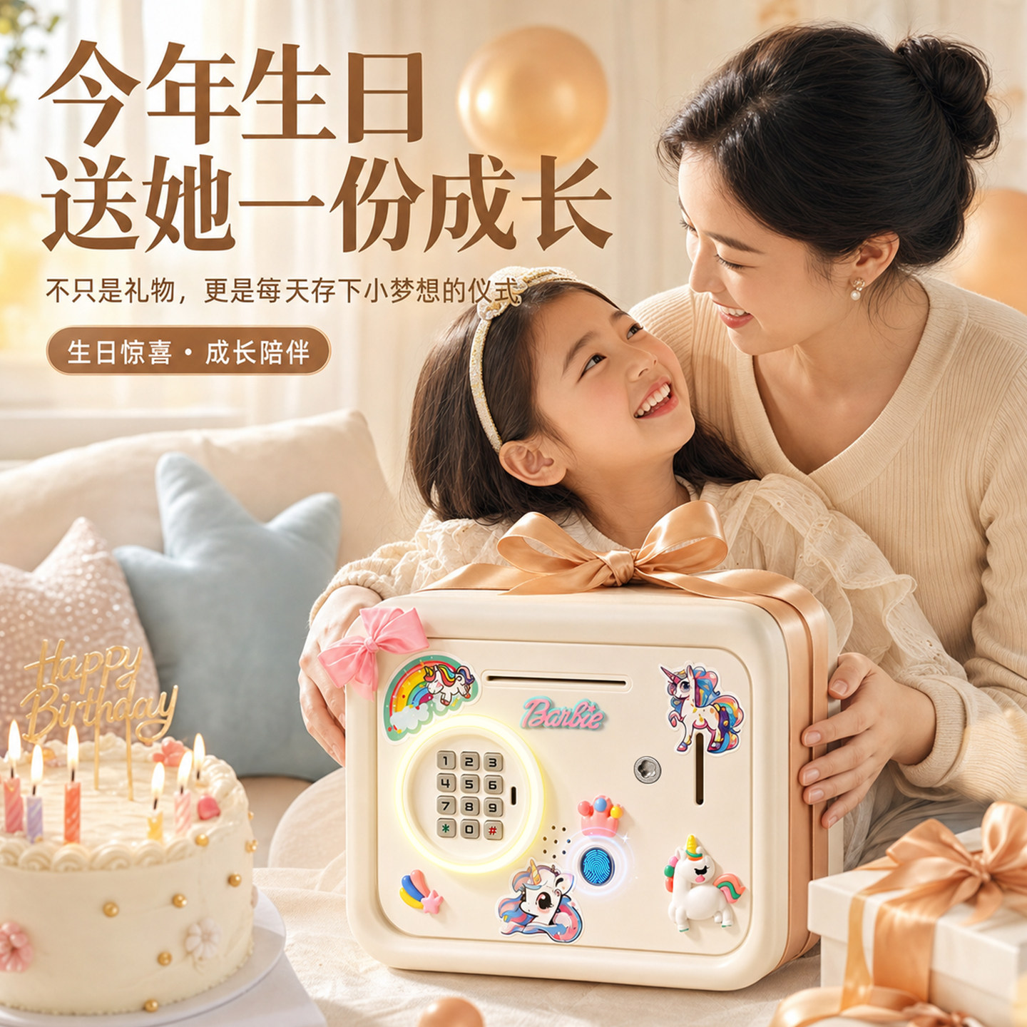 女孩子很喜欢的独角兽存钱罐礼物