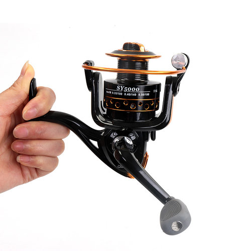 中国纺车轮渔轮海竿全金属纺车轮