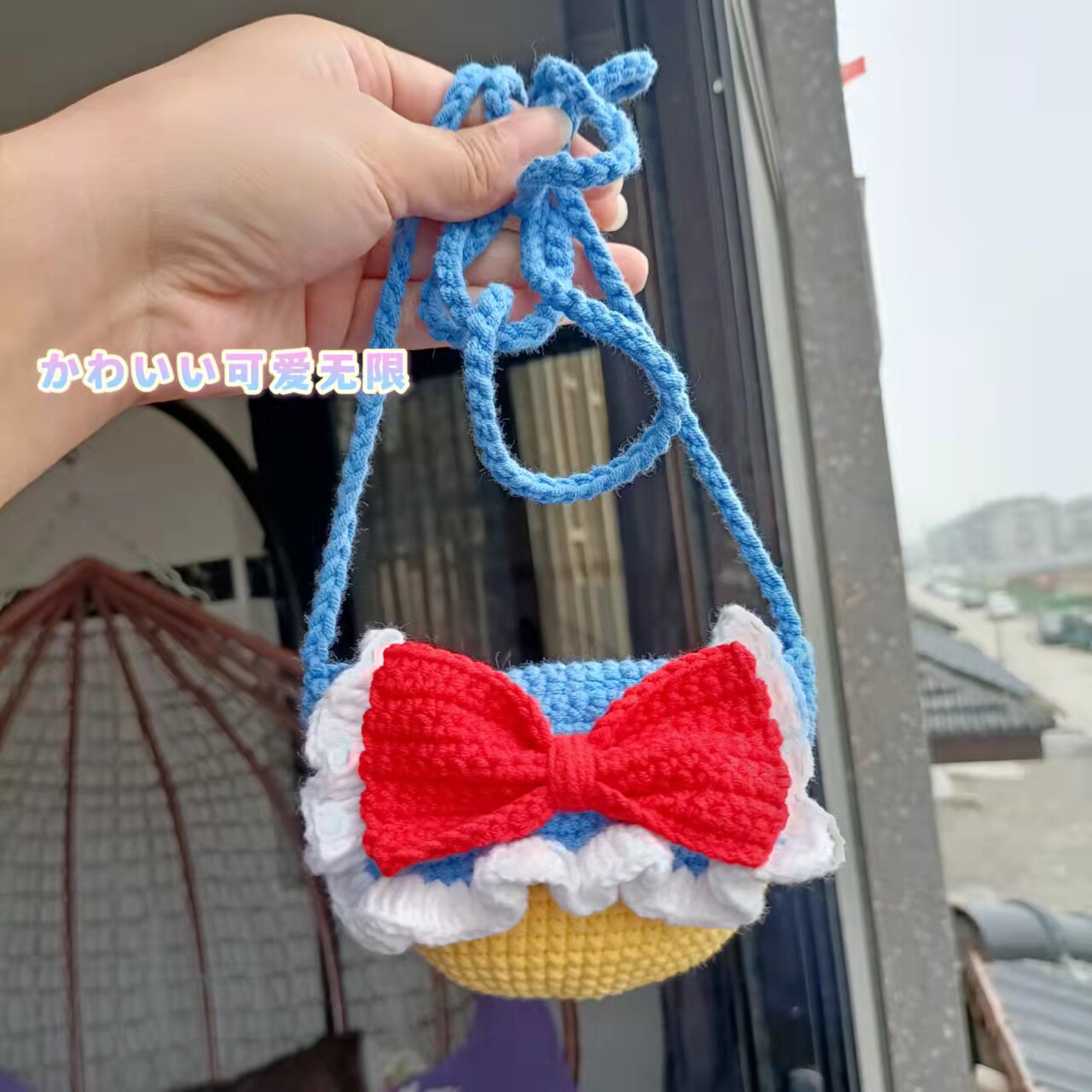 杨紫萌探探手工编织diy斜挎