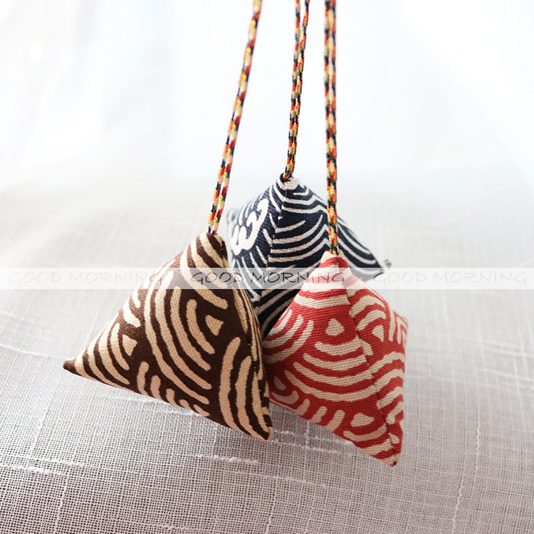 FINISHED ZONGZI SMALL SACHET DRAGON BOAT FESTIVAL WORMWOOD INSECT REPELLENT AND WIND TRIANGLE SACHET PENDANT SMALL GIFT GIFT