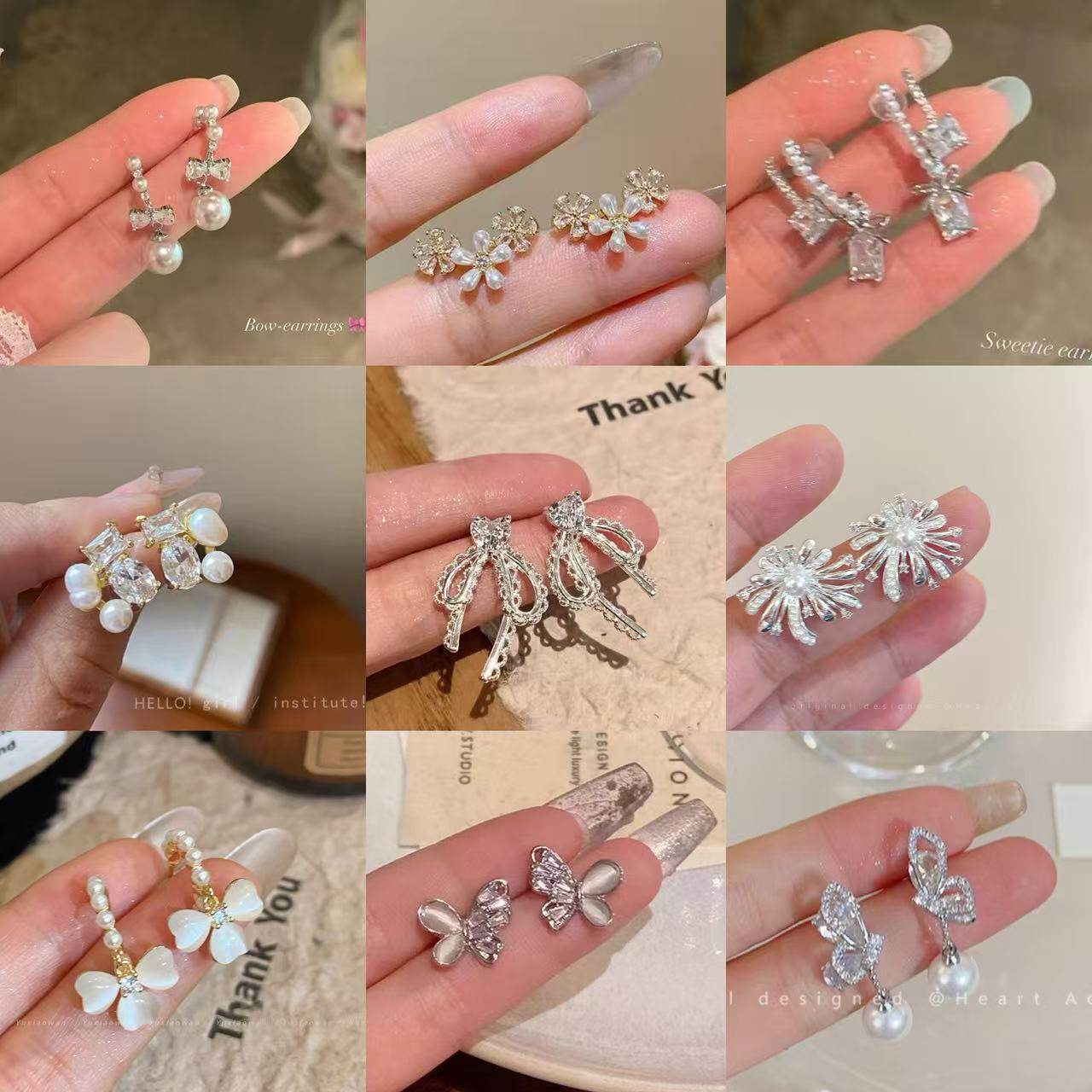 冬季惊喜！韩系闪锆蝴蝶结珍珠耳环高级感女花朵耳钉绝美蝴蝶耳饰,饰品/流行首饰/时尚饰品新,耳环,淘宝优惠券,粉丝福利购,淘宝优惠卷