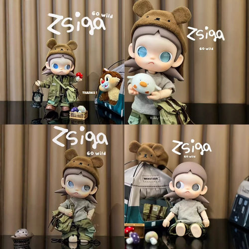 zsiga可动人偶向往之处bjd玩偶娃衣嘎子姐衣服配件20cm8分之一