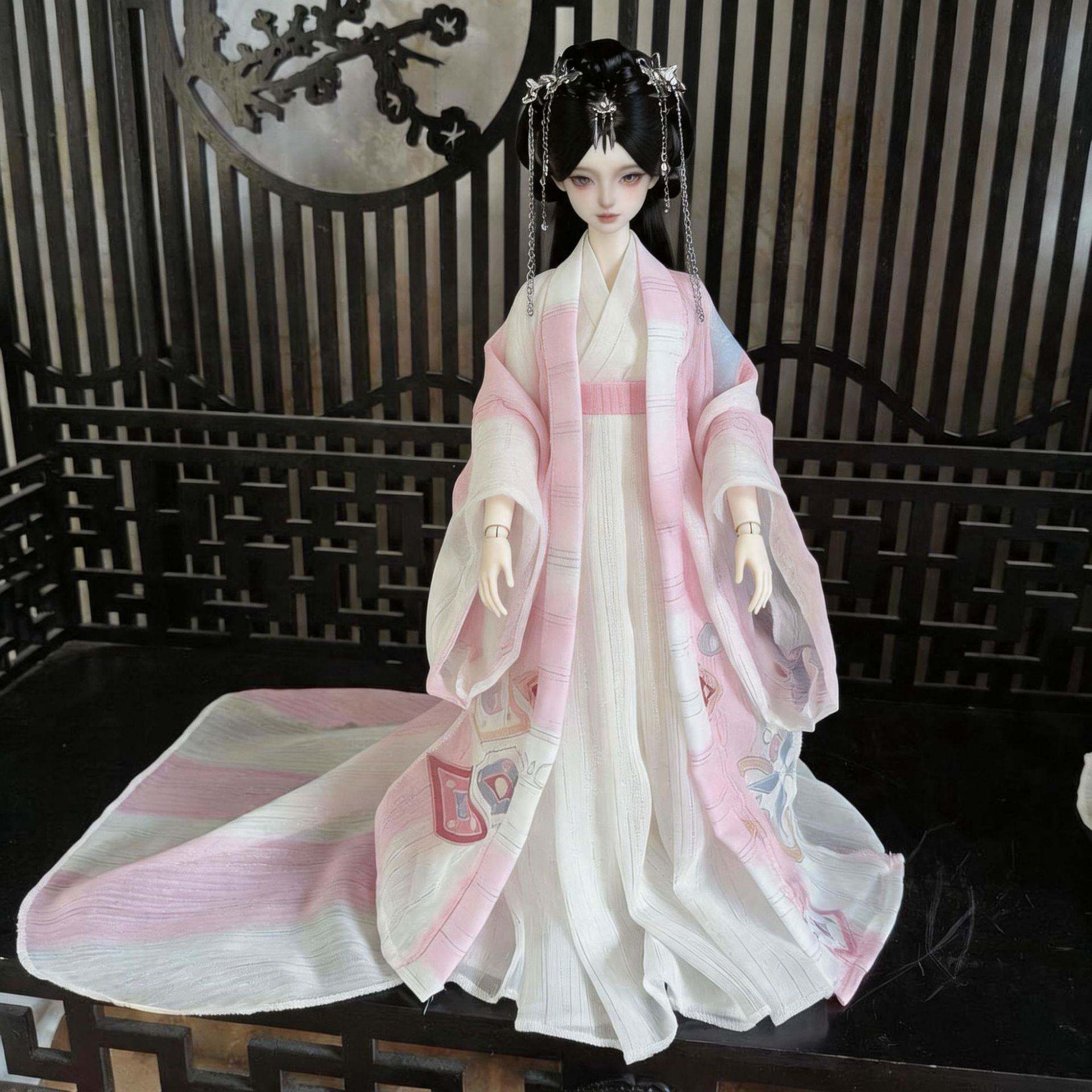 30厘米胖体娃衣汉服古风古装娃娃衣服洋娃娃换装女孩玩具古代公主