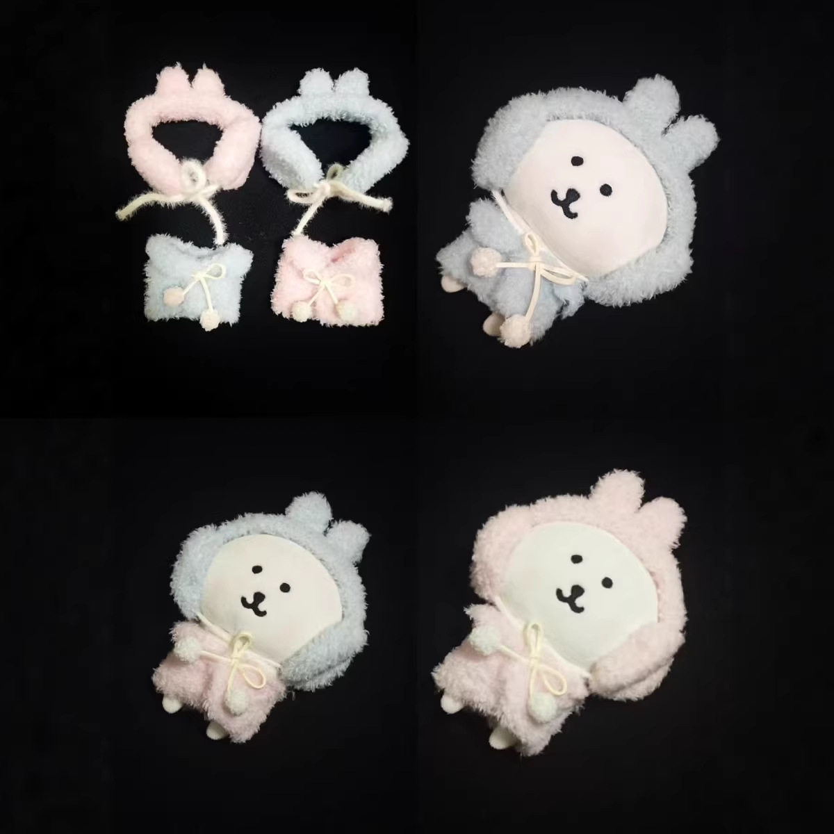 冬日保暖耳罩可爱系列衣服套装10cm13cm自嘲熊娃衣【不含玩偶】,模玩/动漫/周边/娃圈三坑/桌游,潮玩娃衣,淘宝优惠券,粉丝福利购,淘宝优惠卷