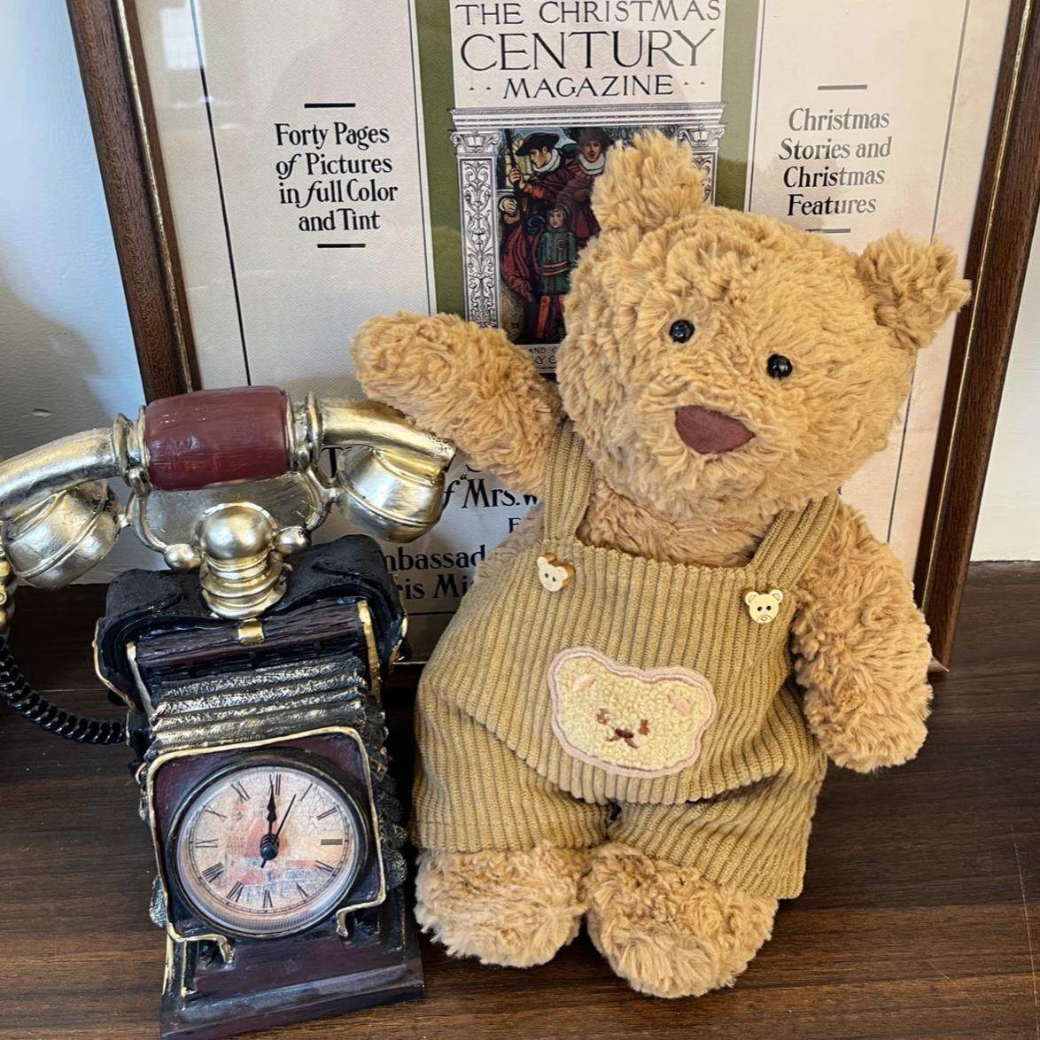 巴塞罗熊衣服小熊背带裤47cm