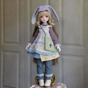 6分bjd 娃衣30厘米洋娃娃胖六普六换装套装女孩玩偶公主生日礼物