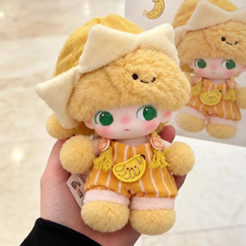 香蕉娃衣套装dimoo搪胶潮玩棉花娃娃服装装饰13-17cm公仔换装
