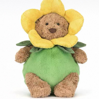 巴塞罗熊自制衣服着替36cm水仙花