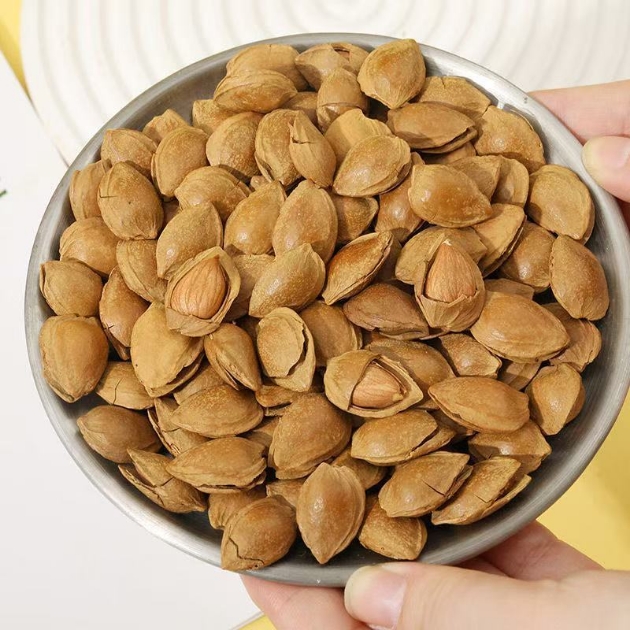 开口杏核开口杏仁蔚县特产原味五香坚果零食手剥杏核干货500g包邮