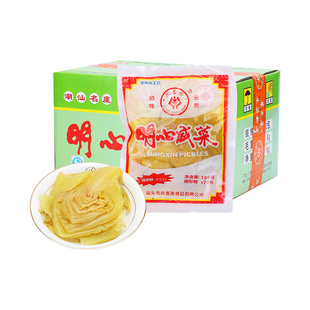 潮汕特产庆香斋明心咸菜150g香脆地都咸菜酸菜泡菜佐餐下饭菜整箱