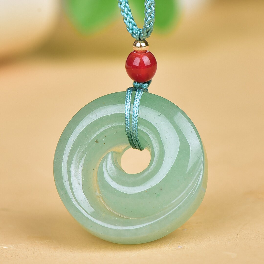 新疆玉东陵玉时来运转吊坠男女款和田玉平安扣吊坠扭转乾坤挂件