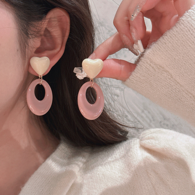 甜美少女心925银针活泼可爱