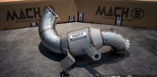 CLA45S A45S GLA45S 200钼头段适用奔驰W177 MACH5高流量直通三元