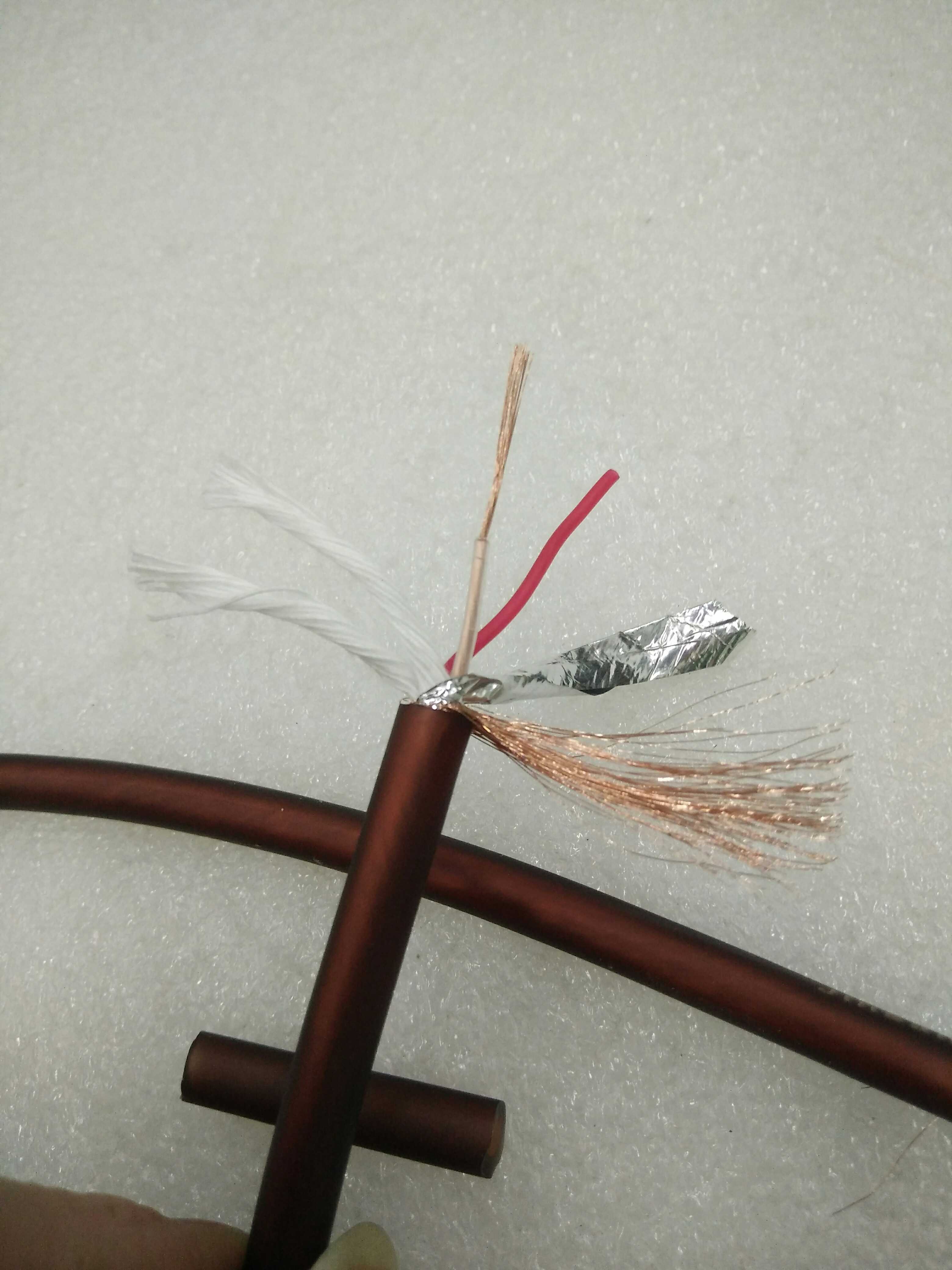 卡侬信号线话筒线无氧铜双芯屏蔽线灯光DMX信号线双咪线抗拉耐磨