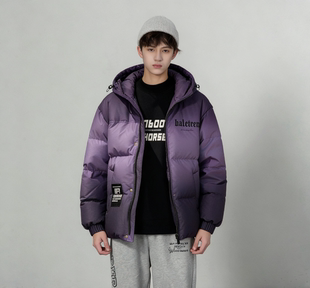 加厚男孩外套潮 青少年初高中生冬装 男大童冬季 羽绒服帅气2025新款