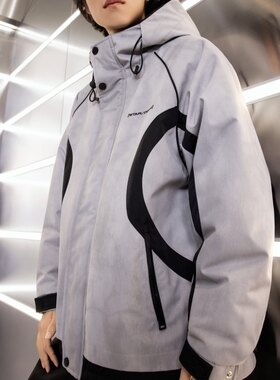 品牌羽绒棉服男款秋冬季外套男生初中高中学生男孩青少年冬装棉袄