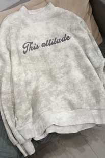 品牌加绒卫衣女秋冬内搭初中生冬季加厚上衣女款无帽奥利绒上衣潮